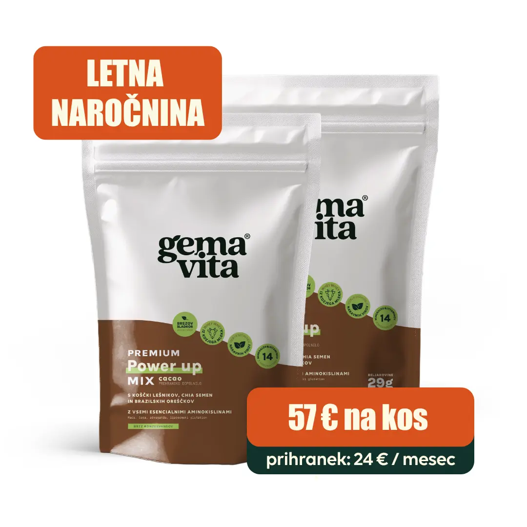 Premium - Beljakovinski obrok, 2 x 1 kg – Naročnina - slika 1