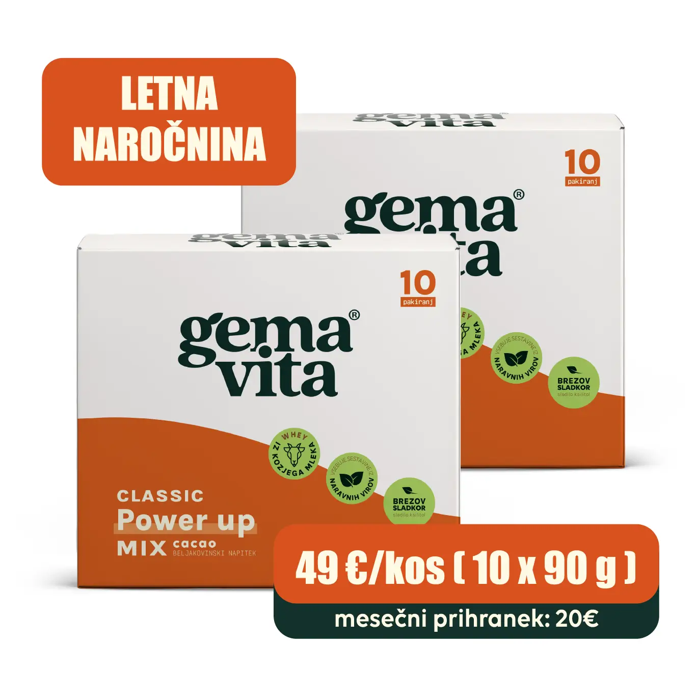 Classic - Beljakovinski obrok, 20 x 90 g – Naročnina
