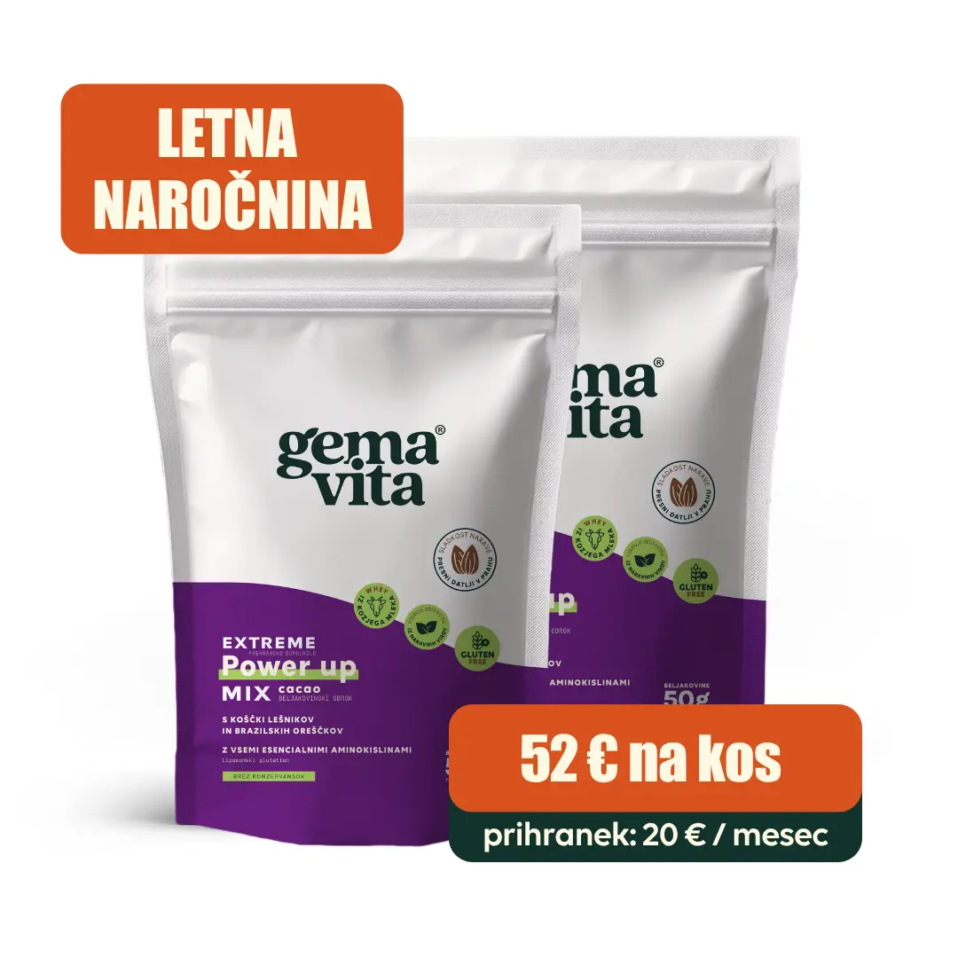 Extreme - Beljakovinski obrok, 2 x 1 kg – Naročnina - slika 1