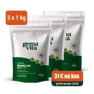 Vegan - Beljakovinski obrok, 3 x 1 kg – Paket