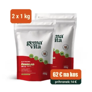 Extreme Jagoda – Beljakovinski obrok, 2 x 1 kg – Paket
