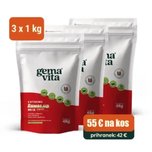 Extreme Jagoda – Beljakovinski obrok, 3 x 1 kg – Paket